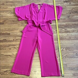 Mango Vibrant Pink Jumpsuit